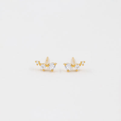 Noelia - Puces d'Oreilles en Argent Massif