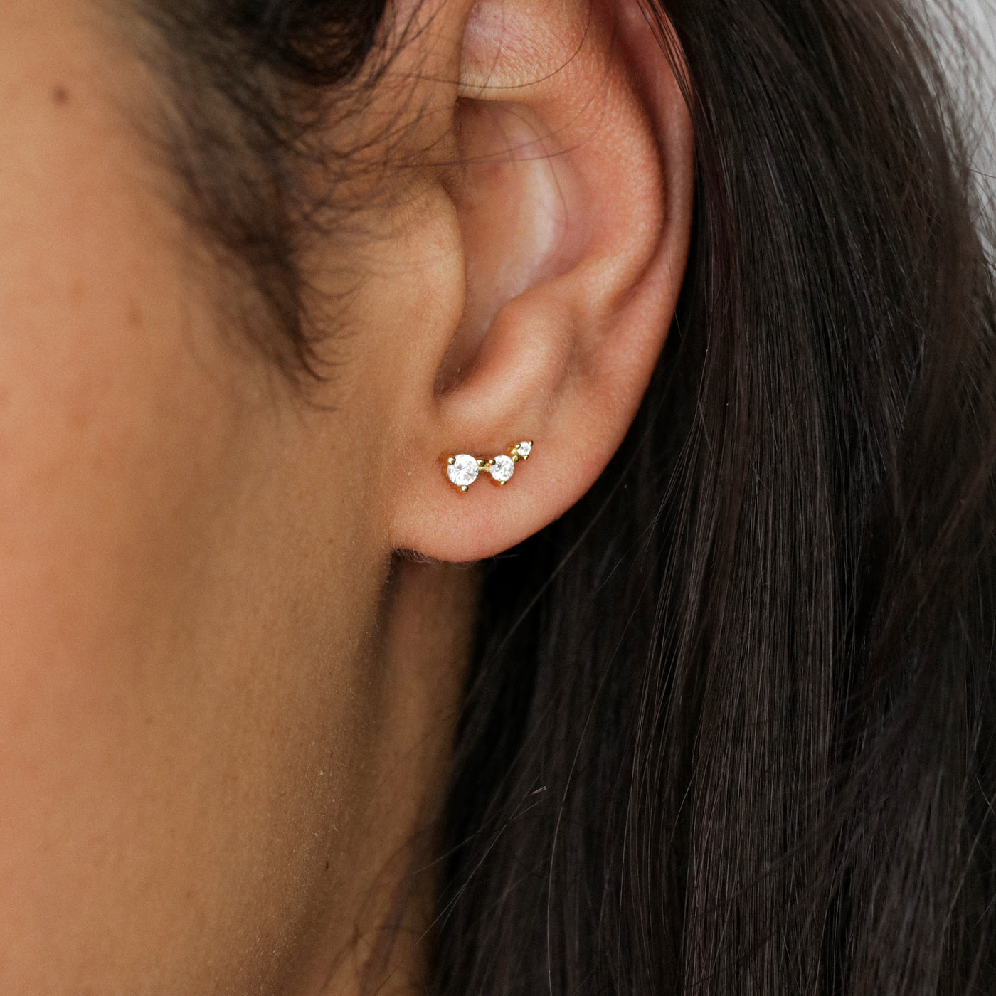 Noelia - Puces d'Oreilles en Argent Massif