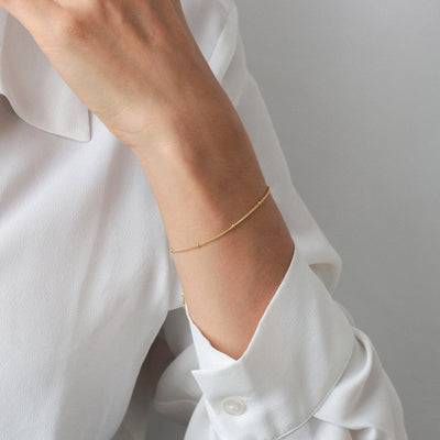 Bracelet Satellite en Argent massif