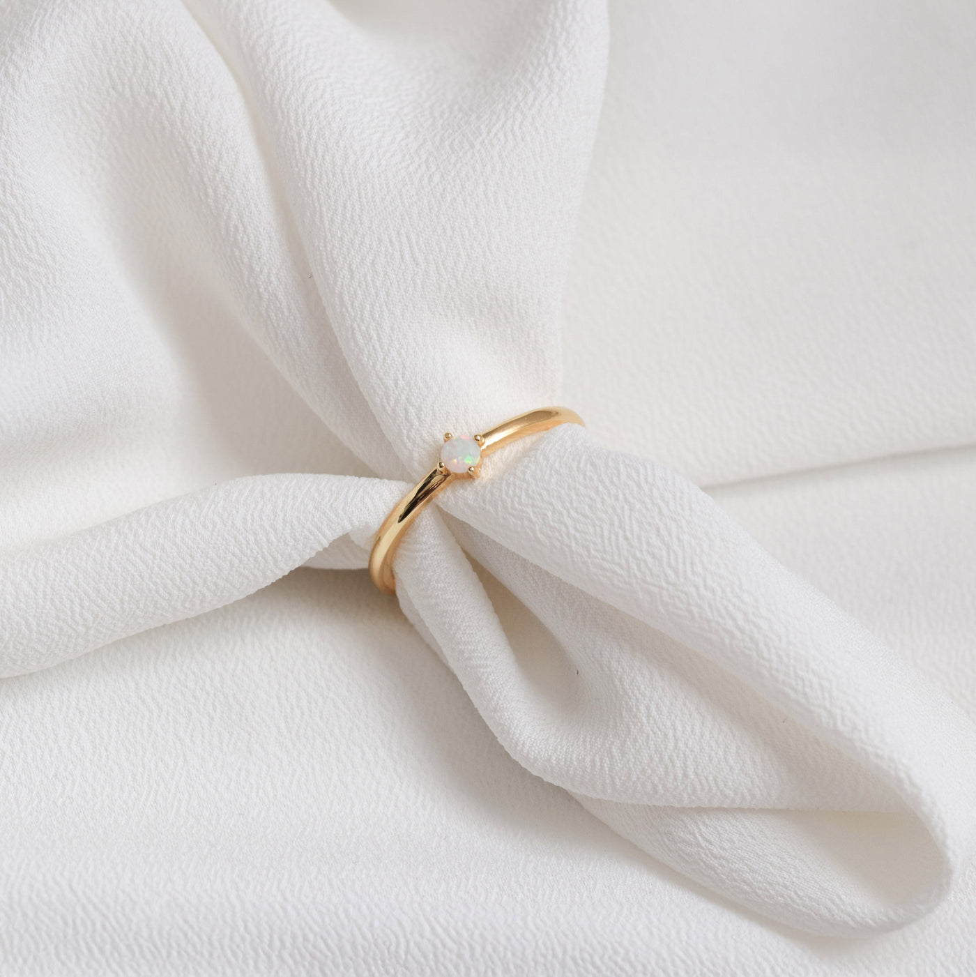 Bague 3mm en Argent Massif et Émeraude Synthétique