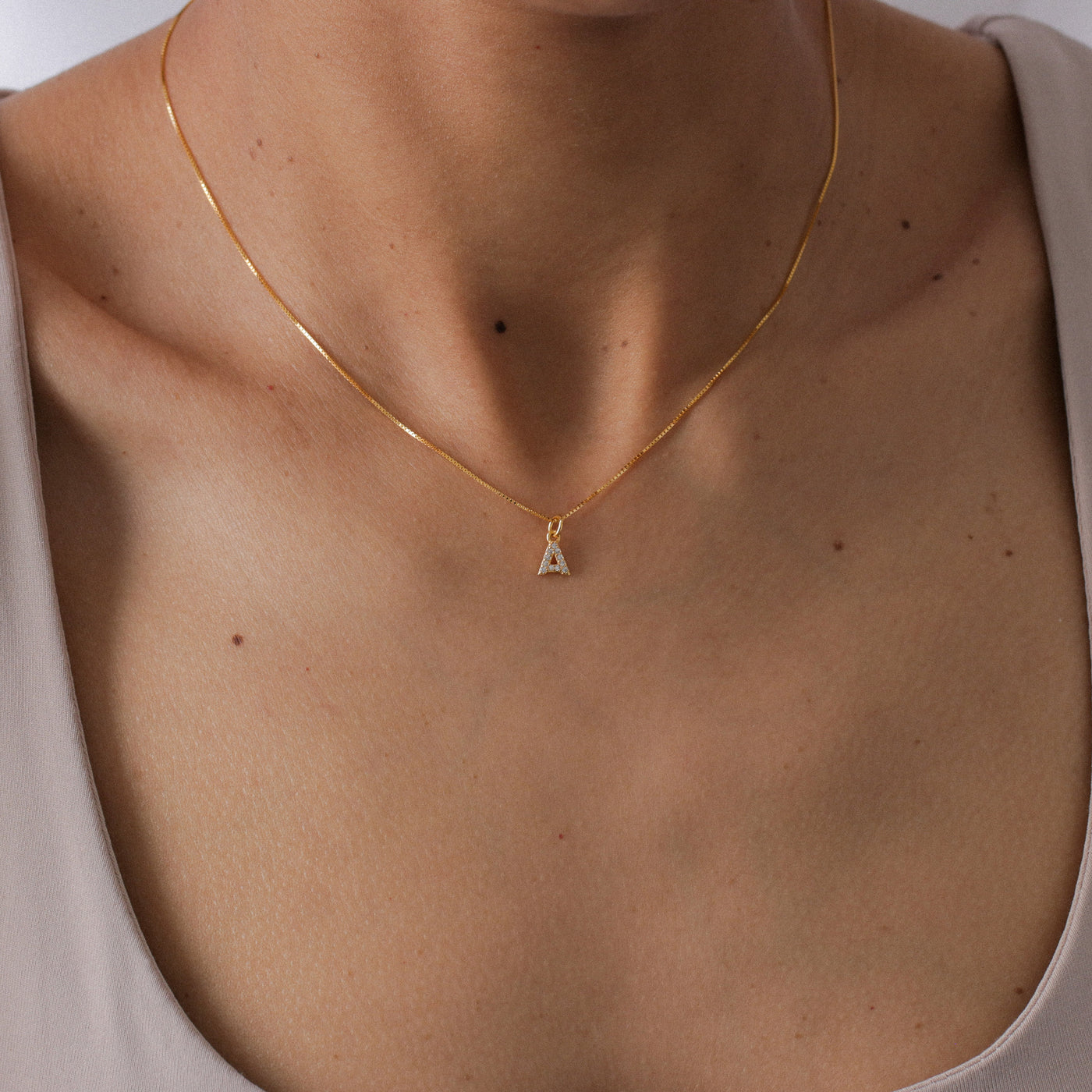 Collier Camila avec Pendentif Pavé en Argent Massif