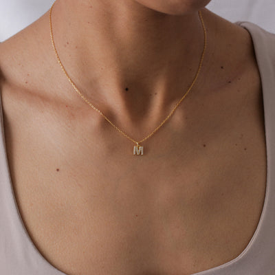 Collier Camila avec Pendentif Pavé en Argent Massif