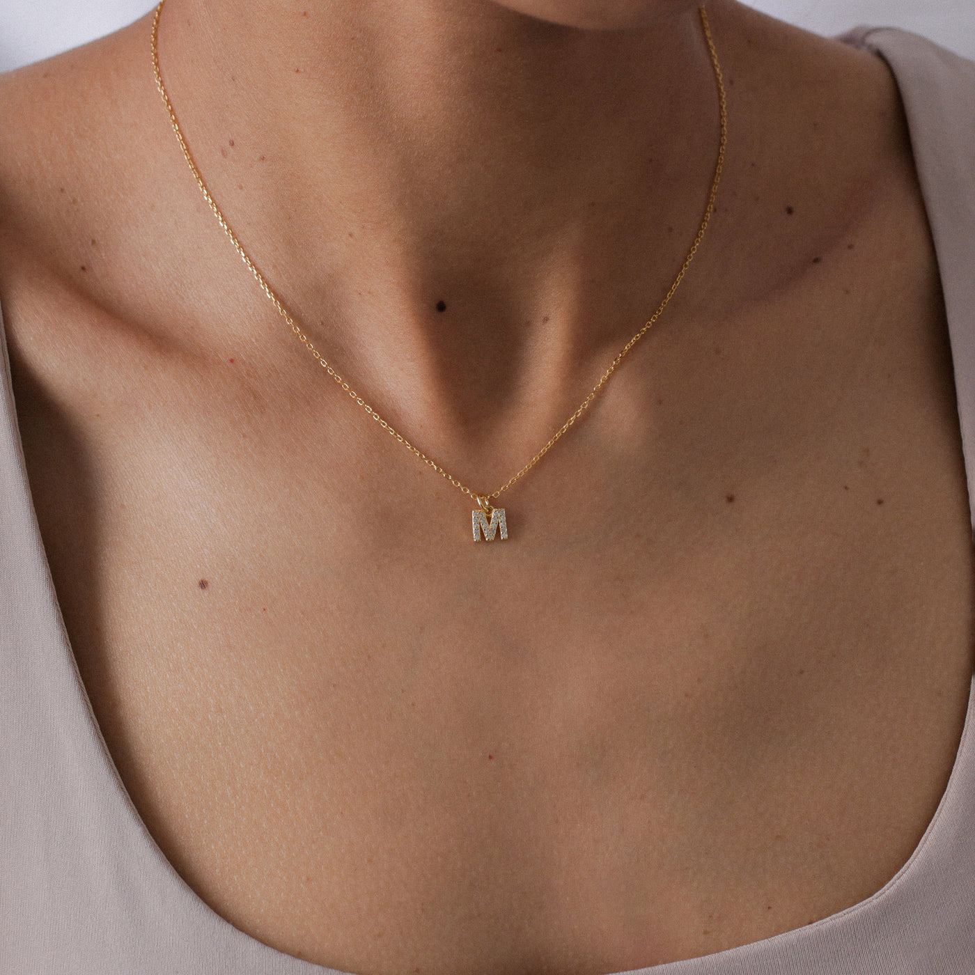 Collier Camila avec Pendentif Pavé en Argent Massif