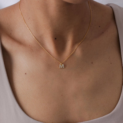 Collier Camila avec Pendentif Pavé en Argent Massif