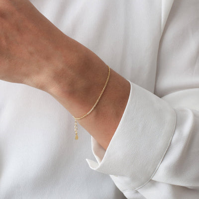 Bracelet Rolo en Argent massif - Petite Vagabonde