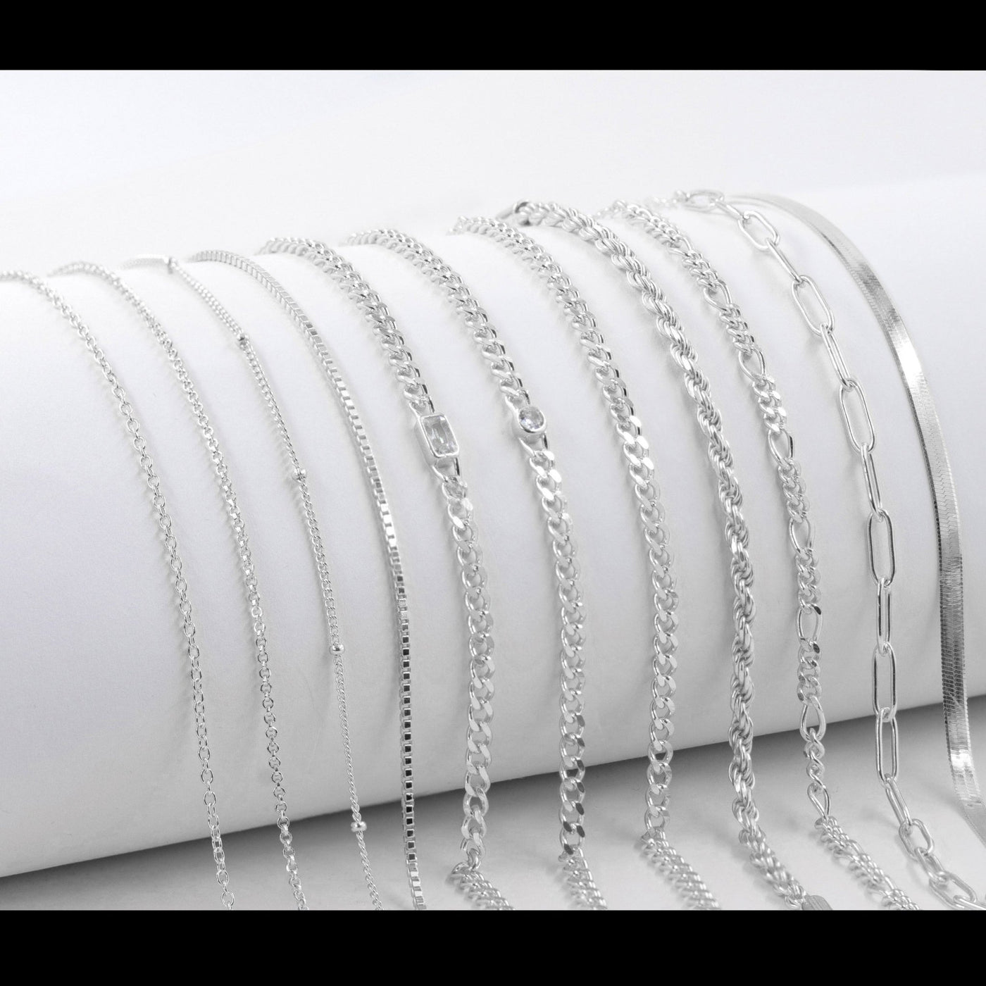 Bracelet Rolo en Argent massif - Petite Vagabonde