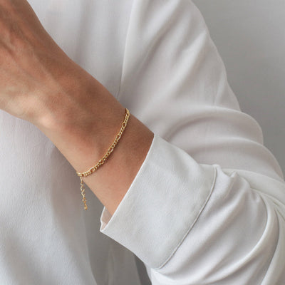 Bracelet Rolo en Argent massif - Petite Vagabonde