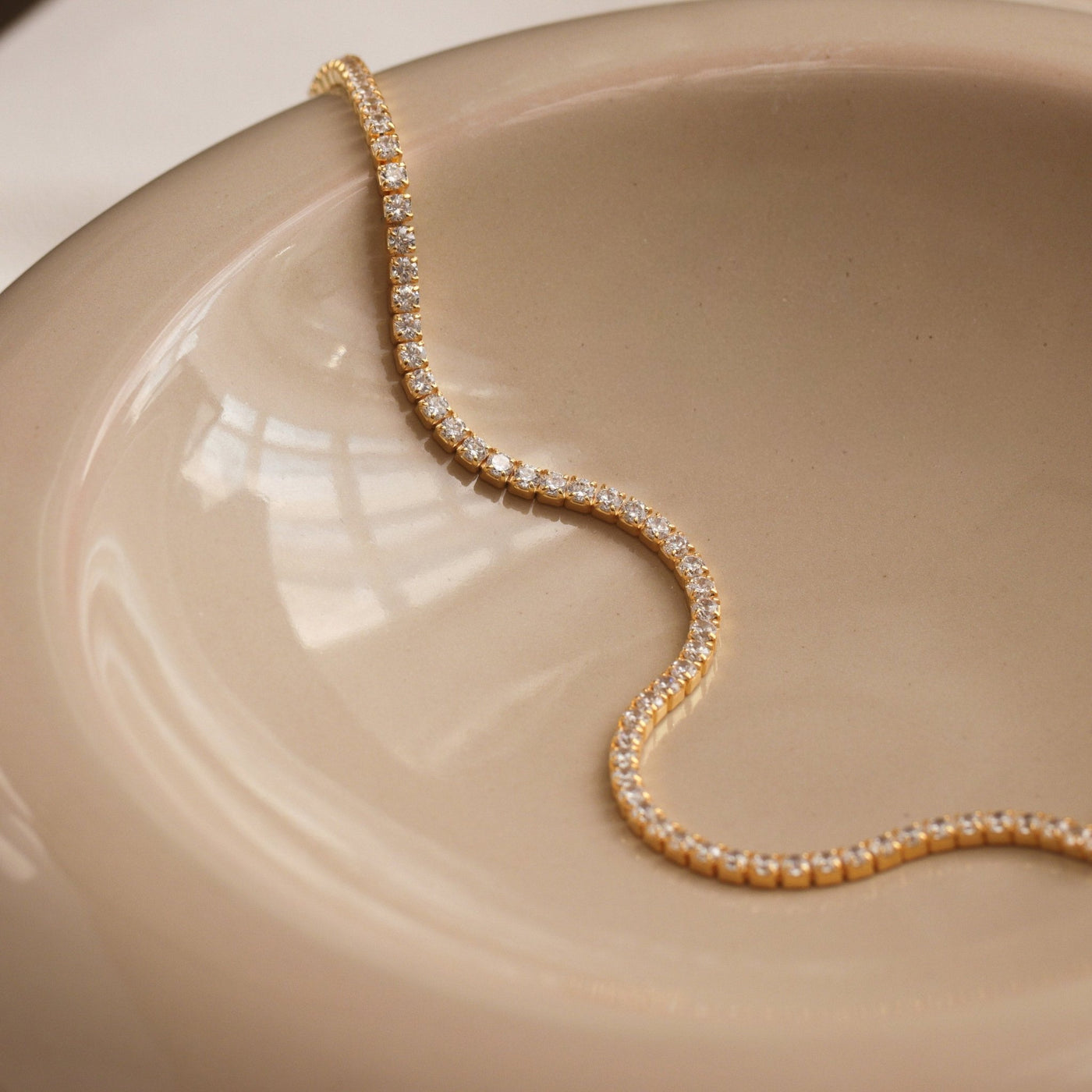 Bracelet Tennis Elisa en Argent massif - Petite Vagabonde