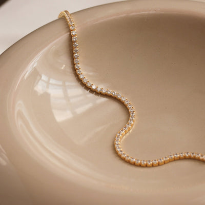 Bracelet Tennis Elisa en Argent massif - Petite Vagabonde