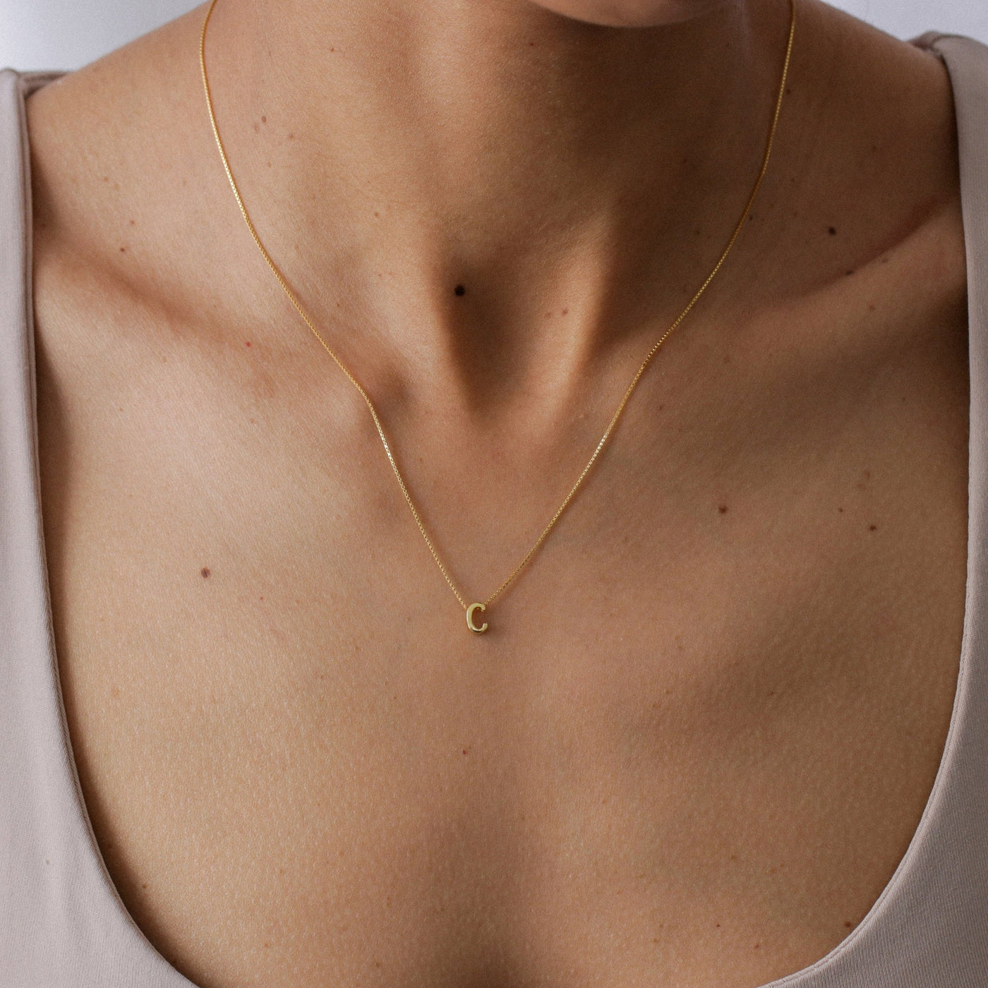 Collier Adele avec Pendentif Glissant en Argent Massif - Petite Vagabonde