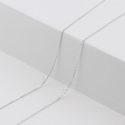 Collier Adele avec Pendentif Glissant en Argent Massif - Petite Vagabonde