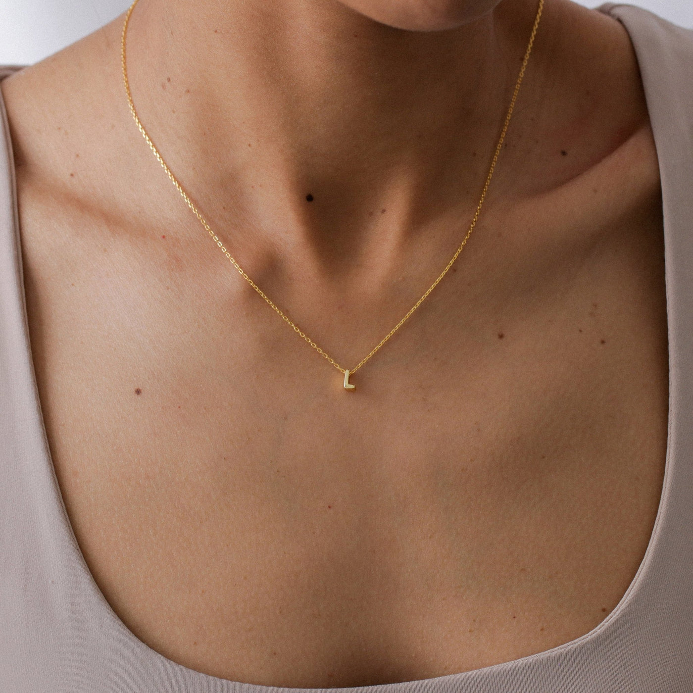 Collier Adele avec Pendentif Glissant en Argent Massif - Petite Vagabonde