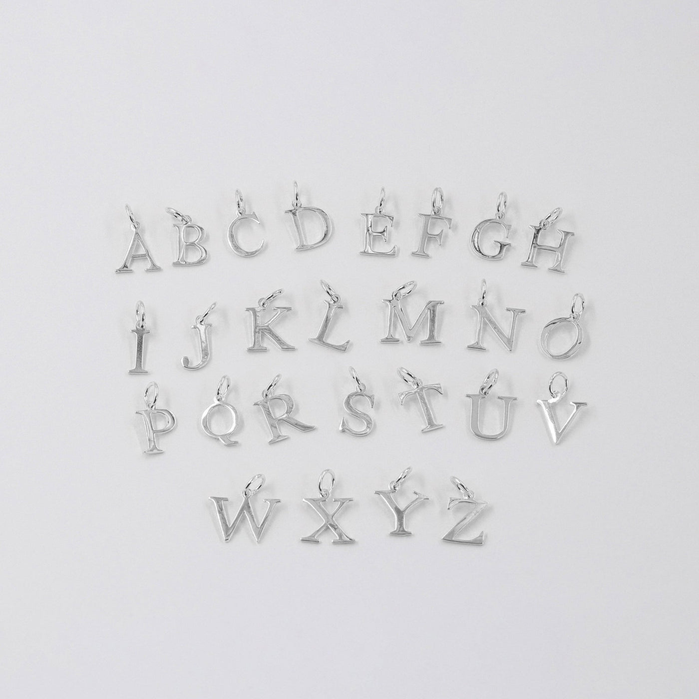 Collier Estelle avec Pendentif Lettre en Argent Massif - Petite Vagabonde