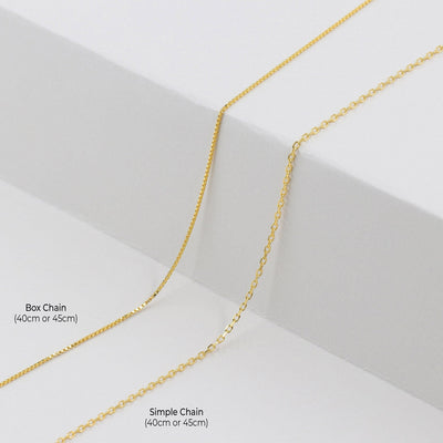 Collier Nina avec Pendentif Rectangulaire Initiale en Argent Massif - Petite Vagabonde