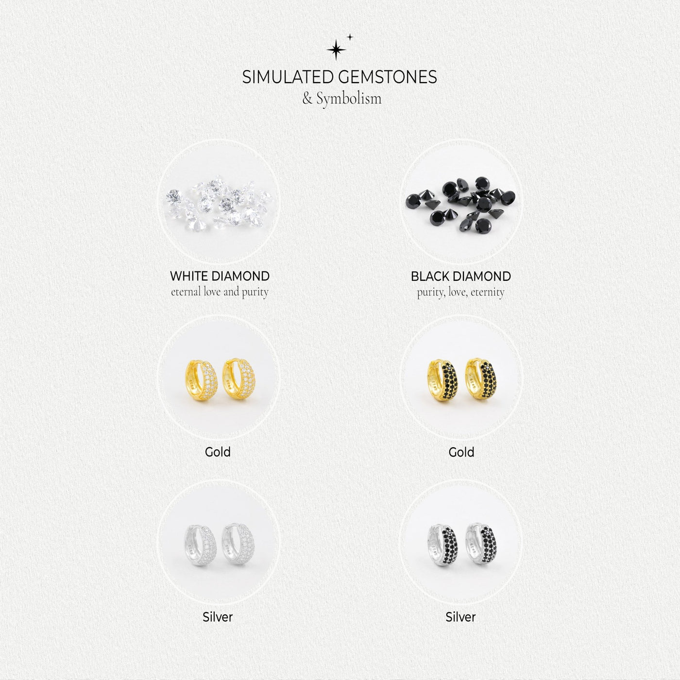 Isadora - Créoles Pavées en Argent Massif - Petite Vagabonde