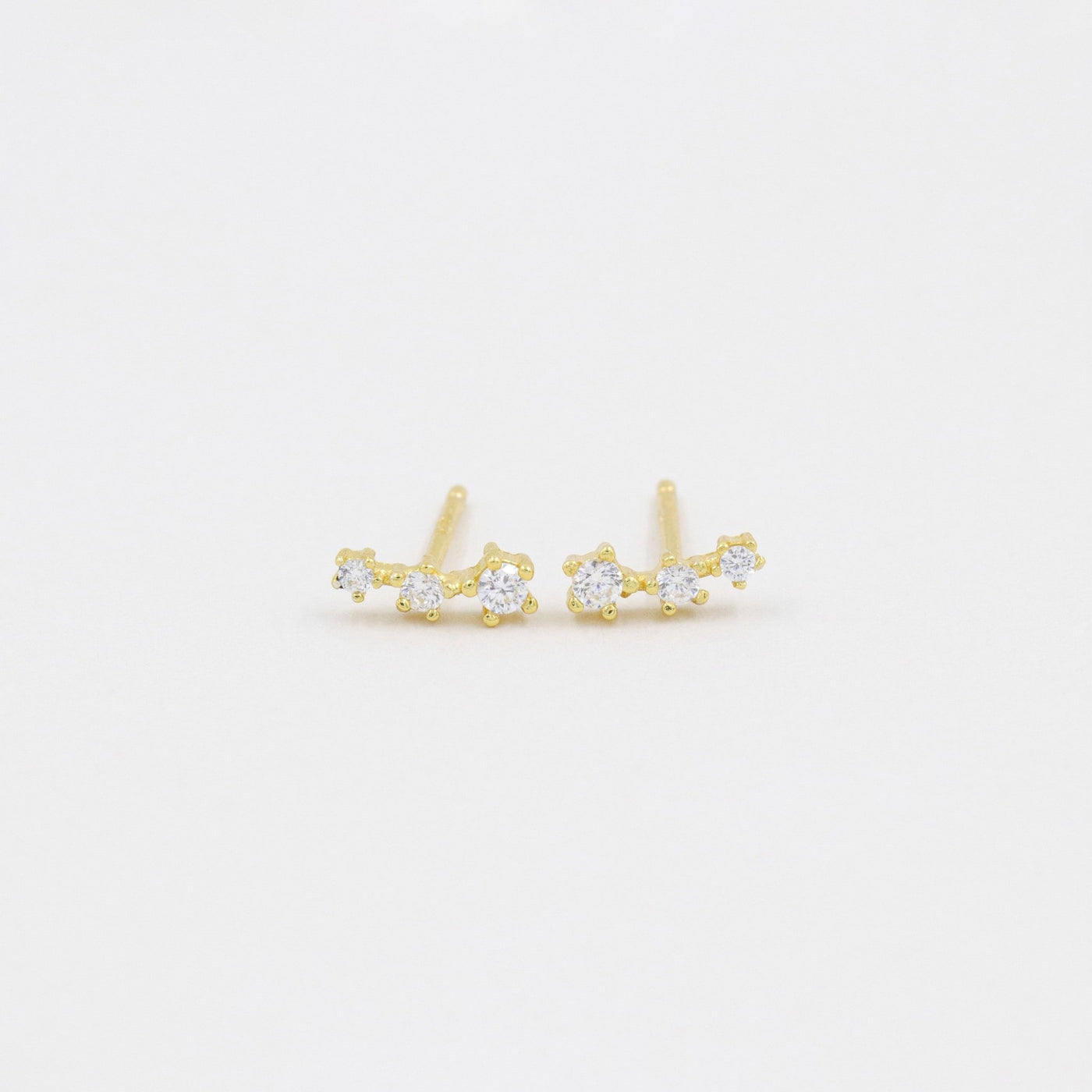 Juliette - Puces d'Oreilles Grimpantes en Argent Massif - Petite Vagabonde