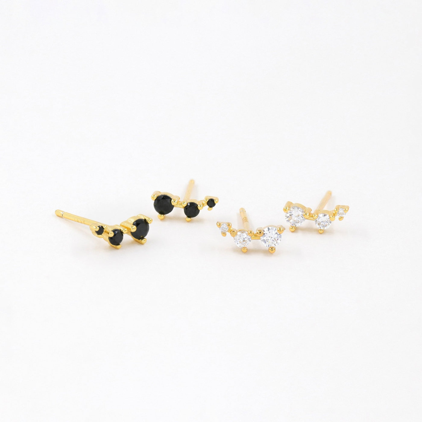 Noelia - Puces d'Oreilles en Argent Massif - Petite Vagabonde