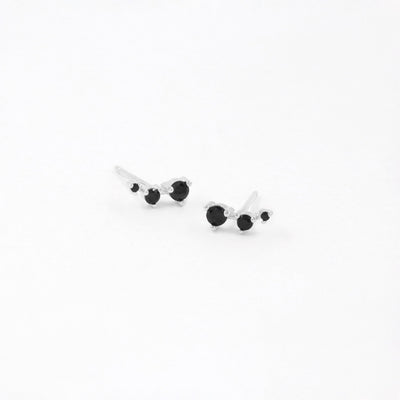 Noelia - Puces d'Oreilles en Argent Massif - Petite Vagabonde