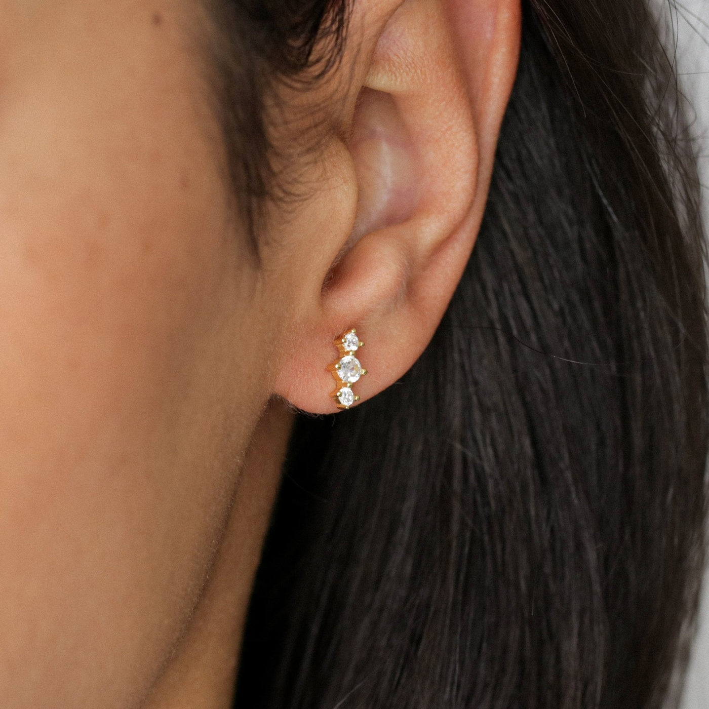 Ophelia - Puces d'Oreilles en Argent Massif - Petite Vagabonde