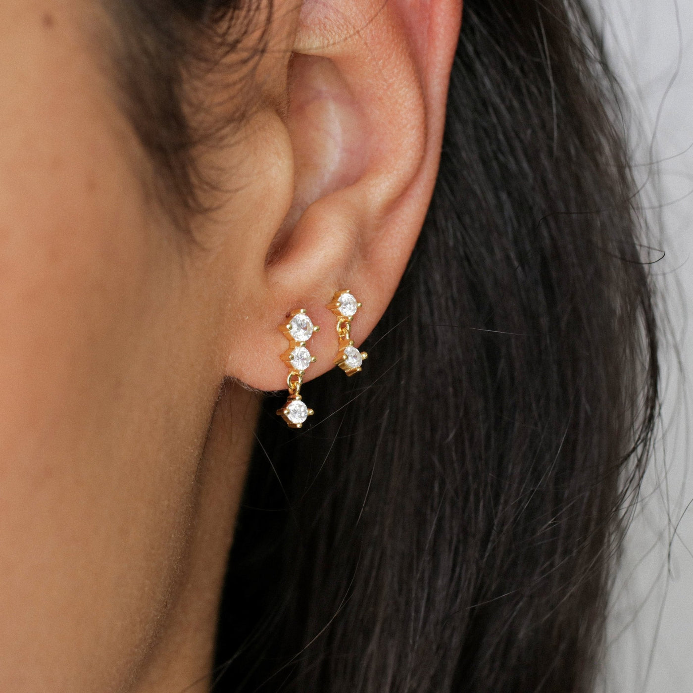 Ophelia - Puces d'Oreilles en Argent Massif - Petite Vagabonde