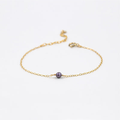 Selena - Bracelet Perle Solitaire - Petite Vagabonde