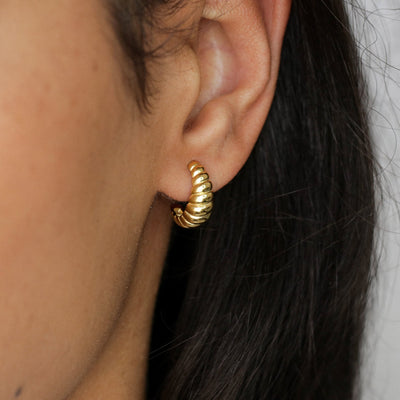 Valentina - Puces d'Oreilles en Argent Massif - Petite Vagabonde