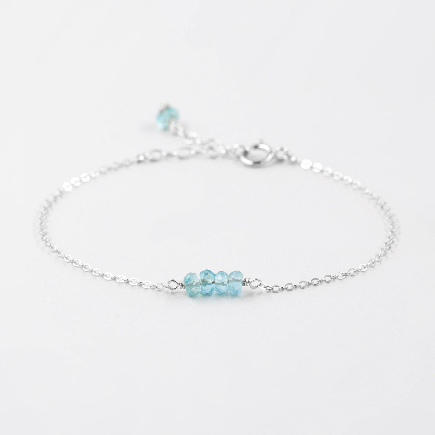 Alina - Bracelet avec Apatite Naturelle - Petite Vagabonde