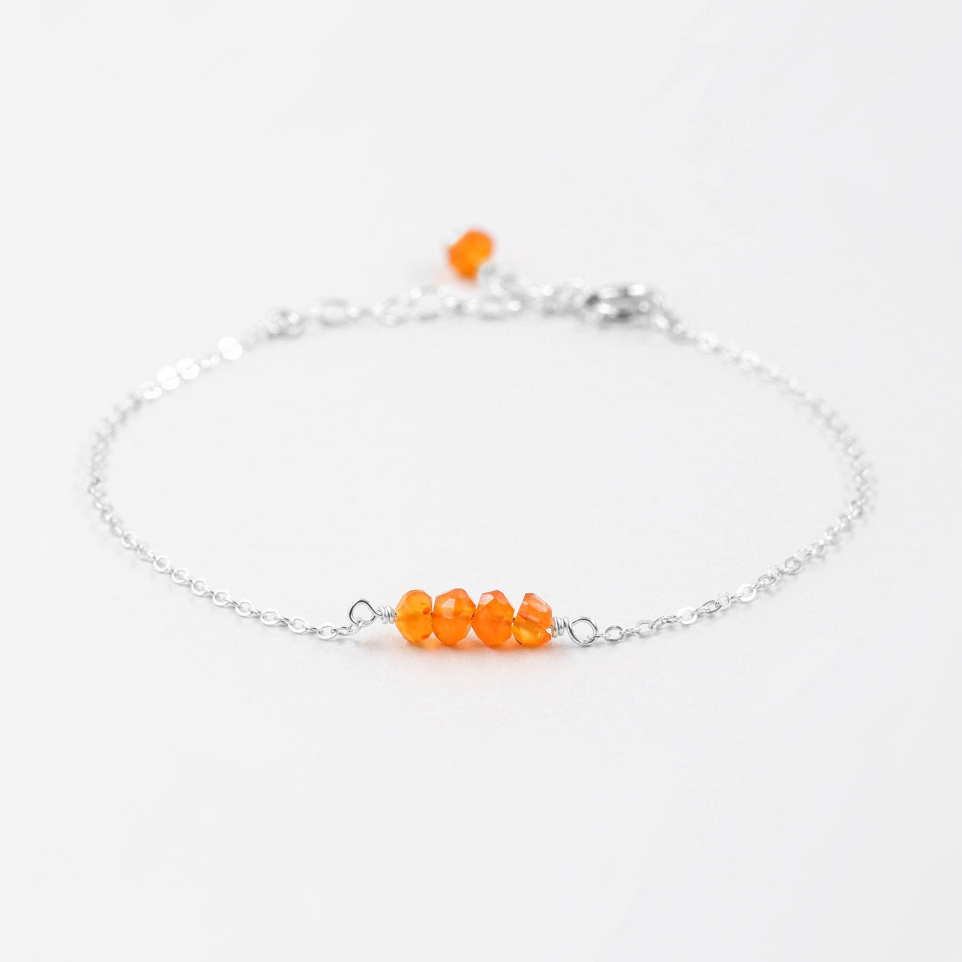 Alina - Bracelet avec Cornaline Naturelle - Petite Vagabonde