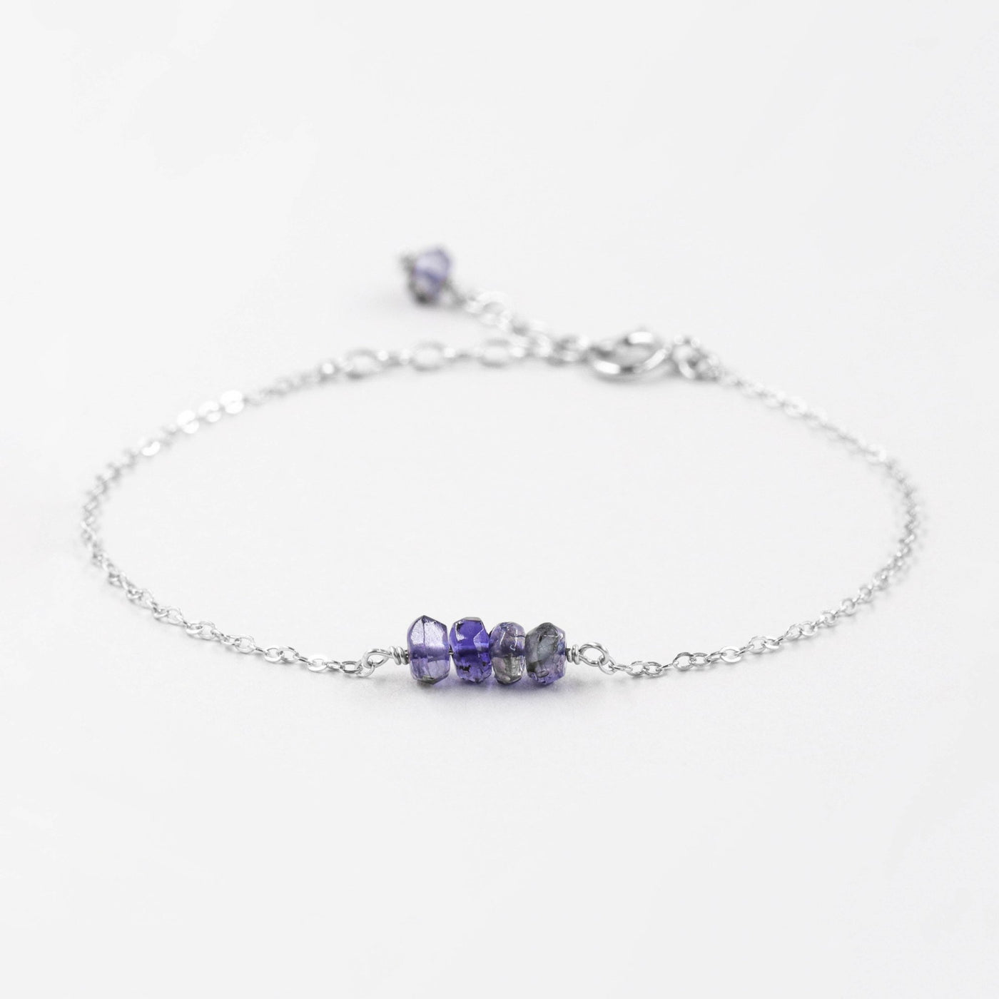 Alina - Bracelet avec Iolite Naturelle - Petite Vagabonde