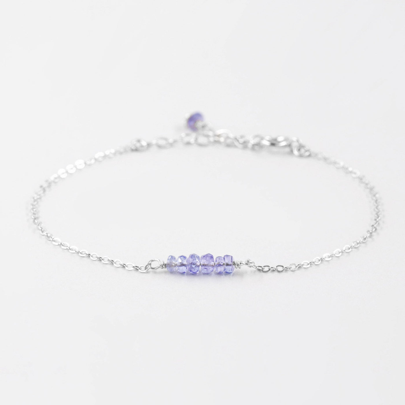 Alina - Bracelet avec Tanzanite Naturelle - Petite Vagabonde