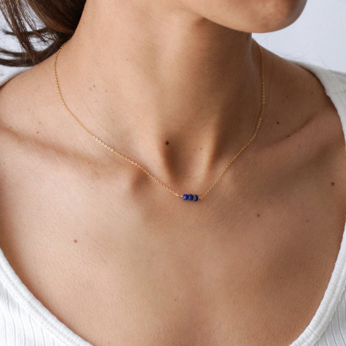 Alina - Collier avec Lapis Lazuli Naturel - Petite Vagabonde