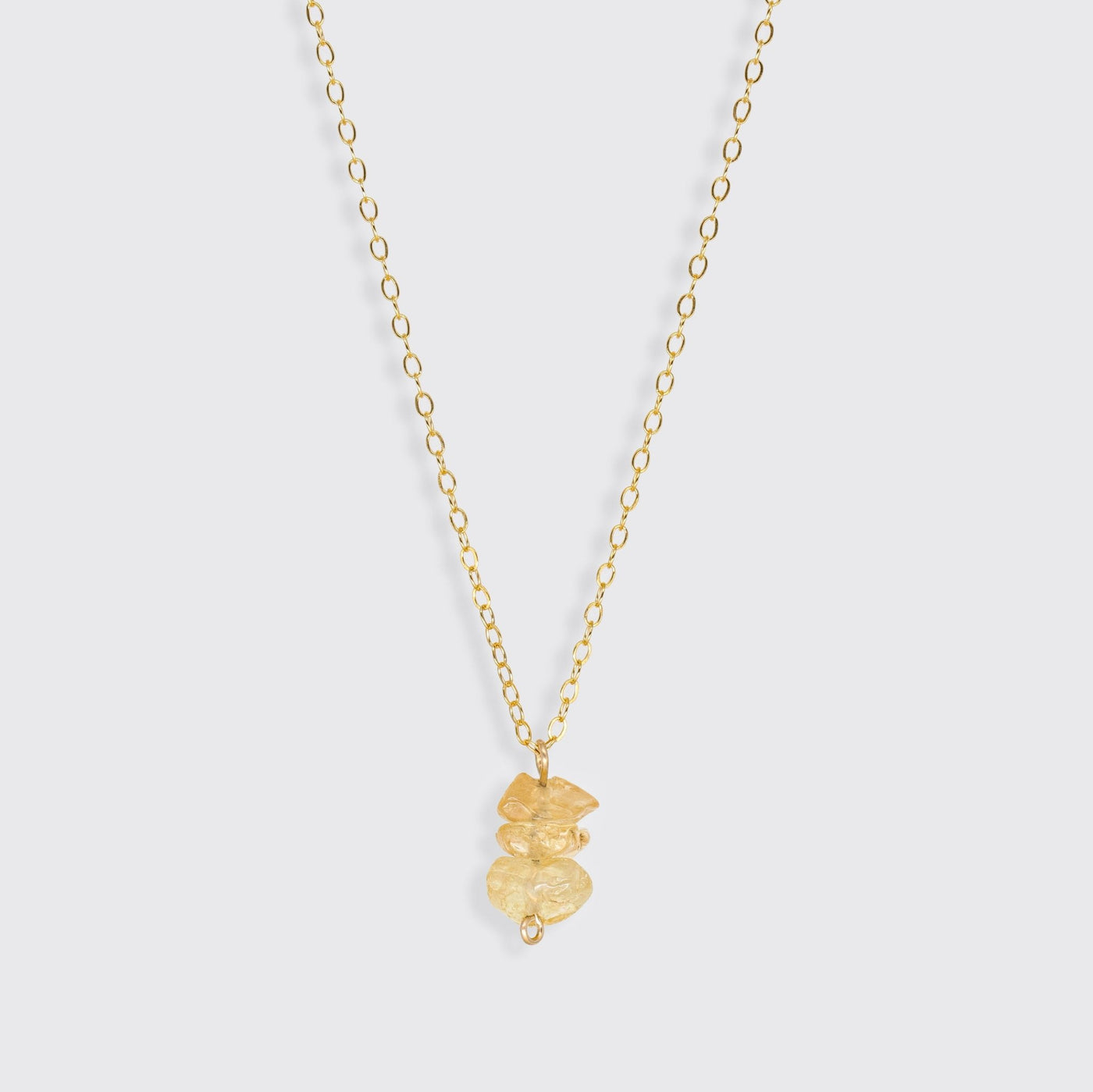 Briseis - Collier avec Citrine Naturelle - Petite Vagabonde