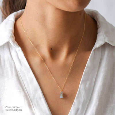 Briseis - Collier avec Labradorite Naturelle - Petite Vagabonde