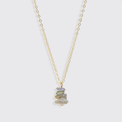 Briseis - Collier avec Labradorite Naturelle - Petite Vagabonde