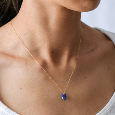 Briseis - Collier avec Lapis Lazuli Naturel - Petite Vagabonde