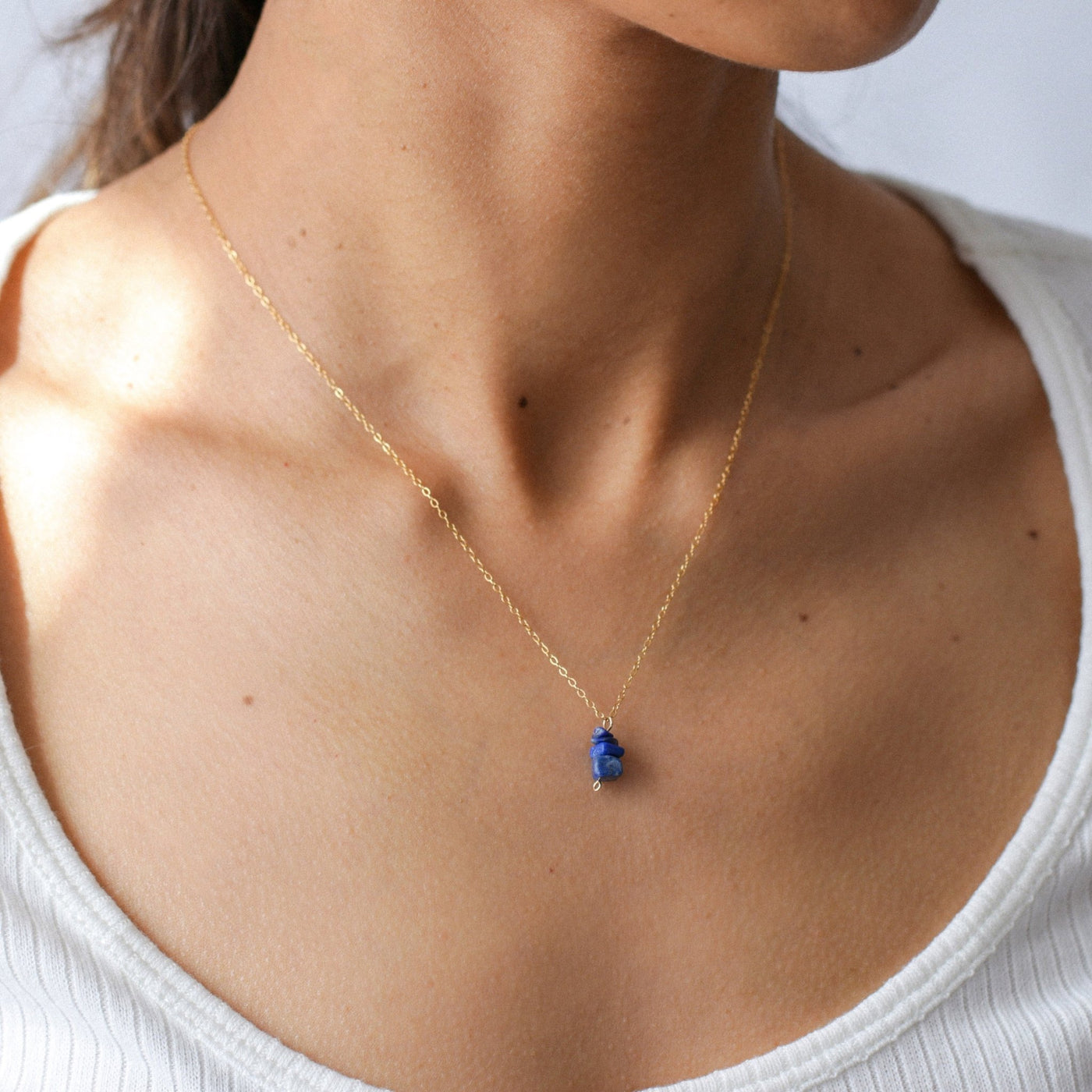 Briseis - Collier avec Lapis Lazuli Naturel - Petite Vagabonde