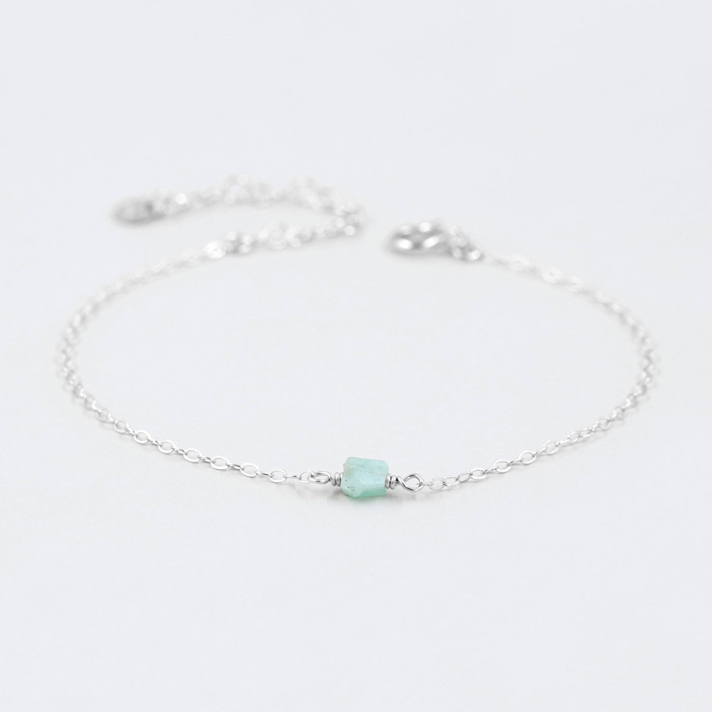 Camina - Bracelet avec Amazonite Naturelle Brute - Petite Vagabonde