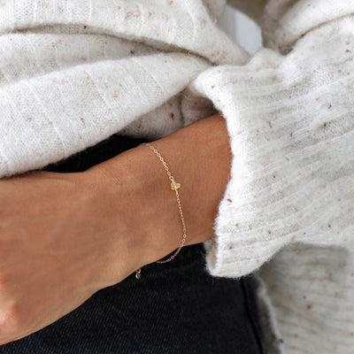 Camina - Bracelet avec Citrine Naturelle Brute - Petite Vagabonde