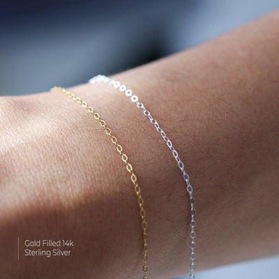 Camina - Bracelet avec Grenat Naturel Brut - Petite Vagabonde