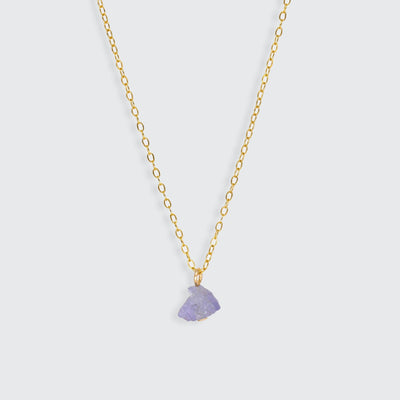 Camina - Collier avec Tanzanite Naturelle Brute - Petite Vagabonde