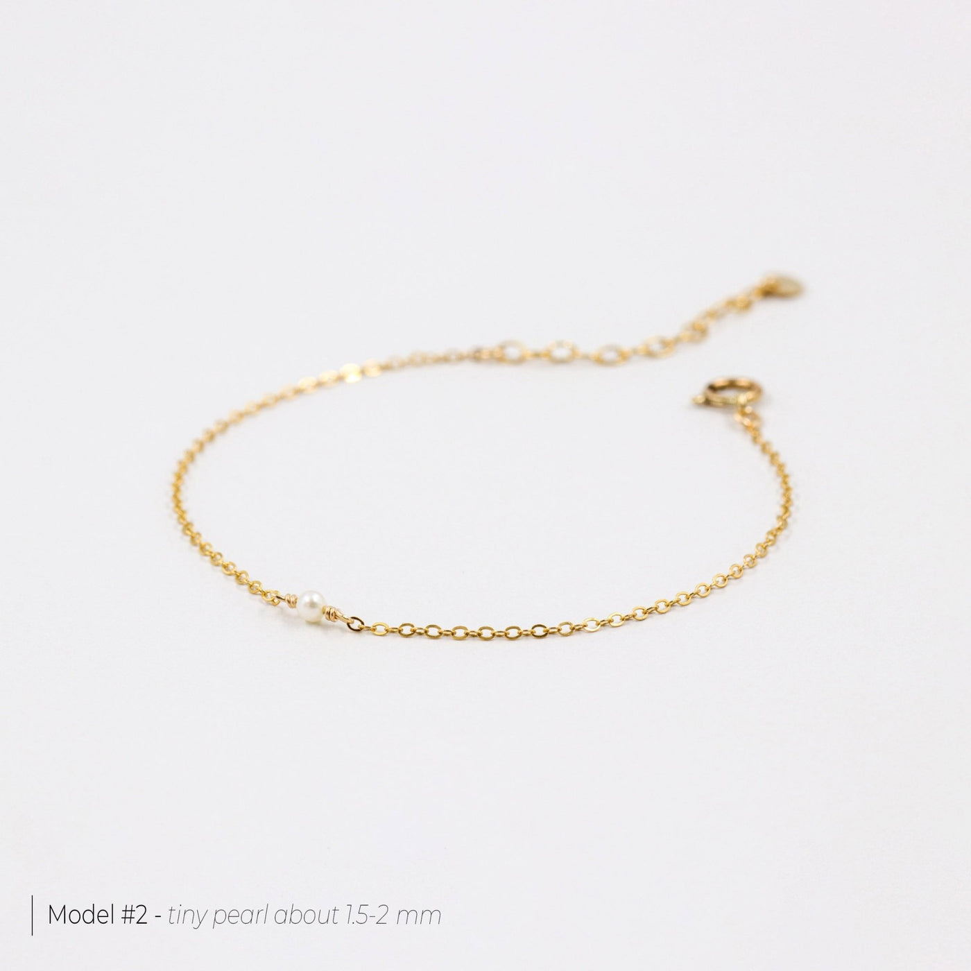 Emma - Bracelet Perle Solitaire - Petite Vagabonde