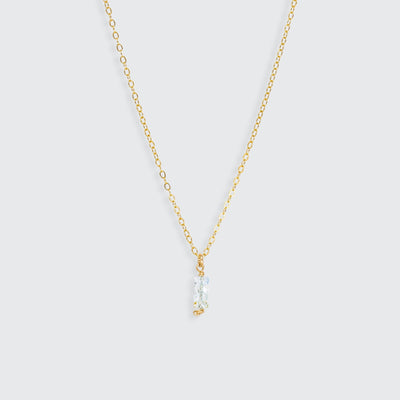 Iris - Collier avec Aigue-Marine Naturelle - Petite Vagabonde