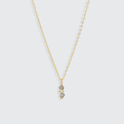 Iris - Collier avec Labradorite Naturelle - Petite Vagabonde