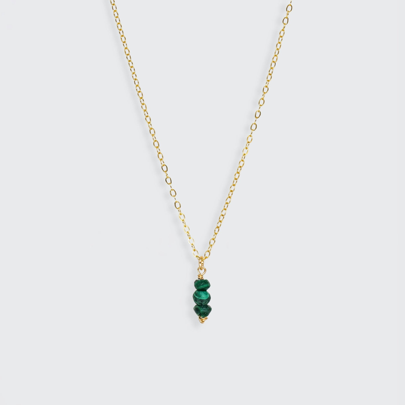 Iris - Collier avec Malachite Naturelle - Petite Vagabonde