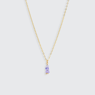 Iris - Collier avec Tanzanite Naturelle - Petite Vagabonde