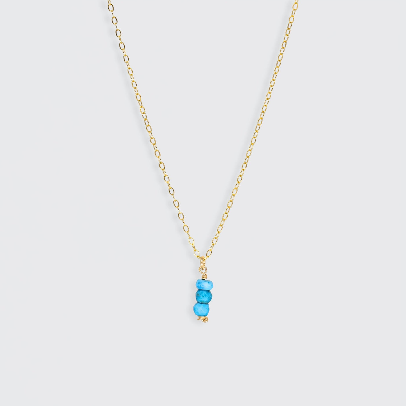 Iris - Collier avec Turquoise Arizona Naturelle - Petite Vagabonde