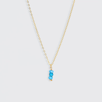 Iris - Collier avec Turquoise Arizona Naturelle - Petite Vagabonde